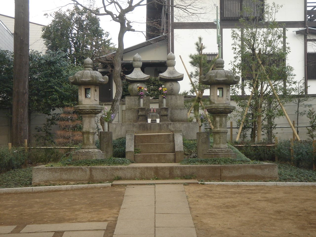 勝海舟の墓(洗足池公園内)