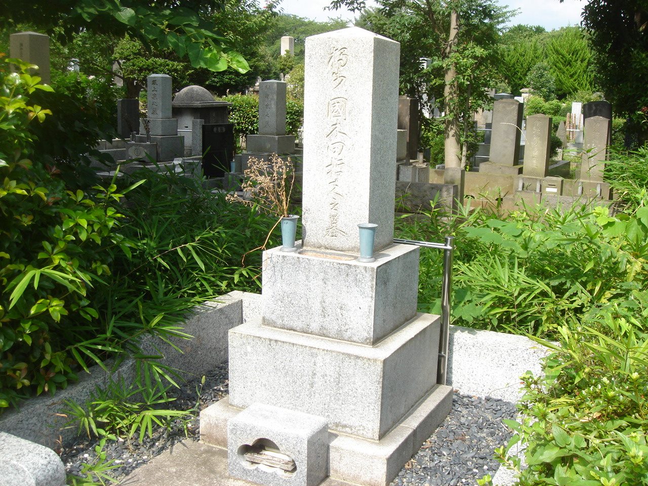国木田独歩の墓(青山霊園)