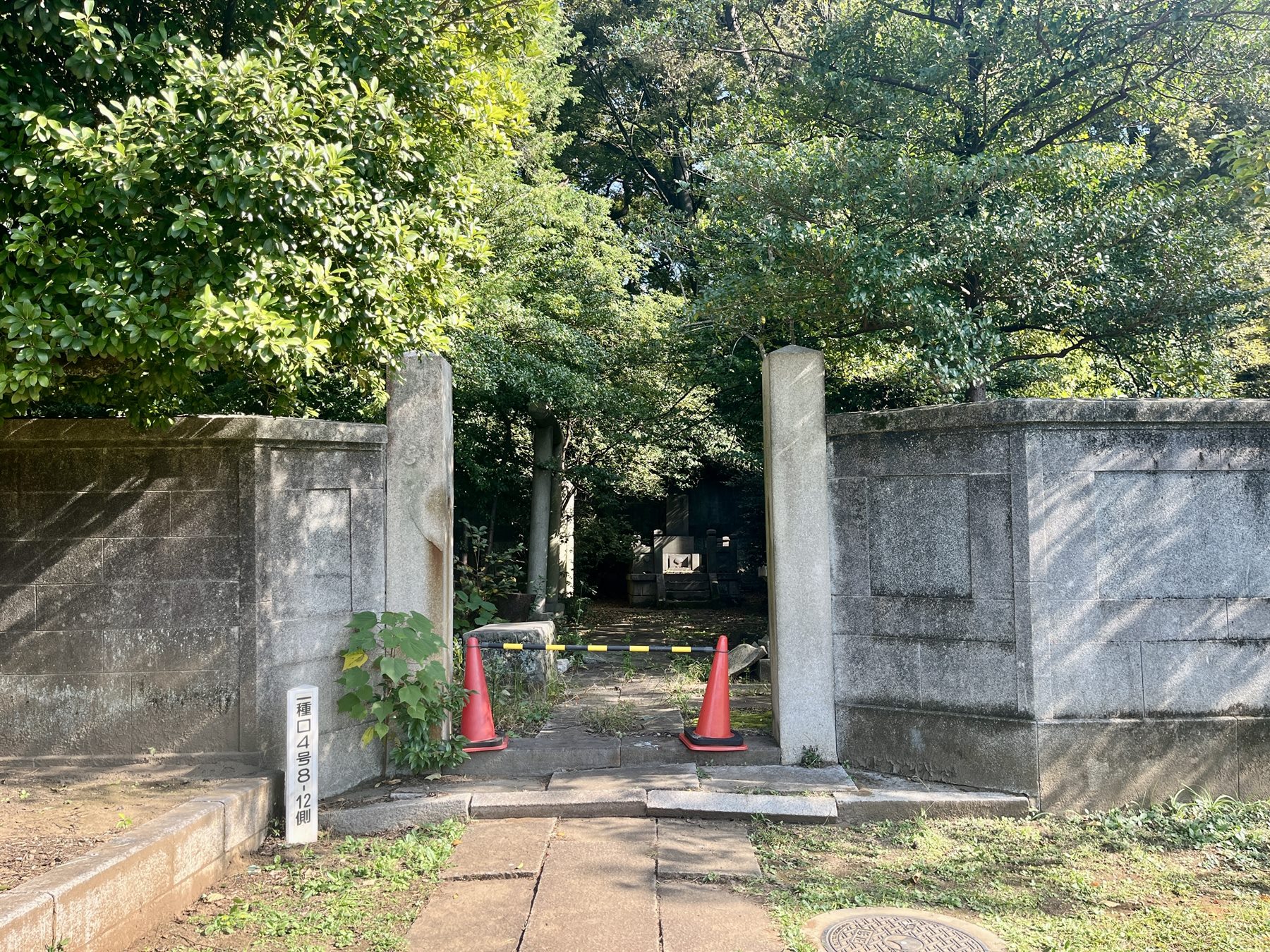 藤堂高潔の墓(染井霊園) 写真2