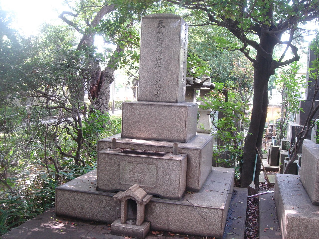 後藤新平の墓(青山霊園)