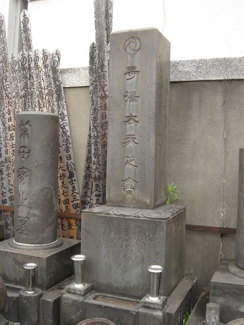 哥沢芝金の墓